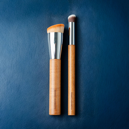 【オリジナルメイクブラシ】ベースメイク用２本セット