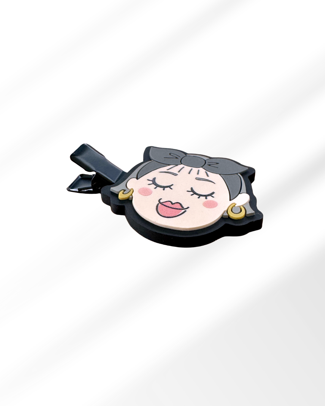 ハシモトイラストのヘアクリップ（２個セット）